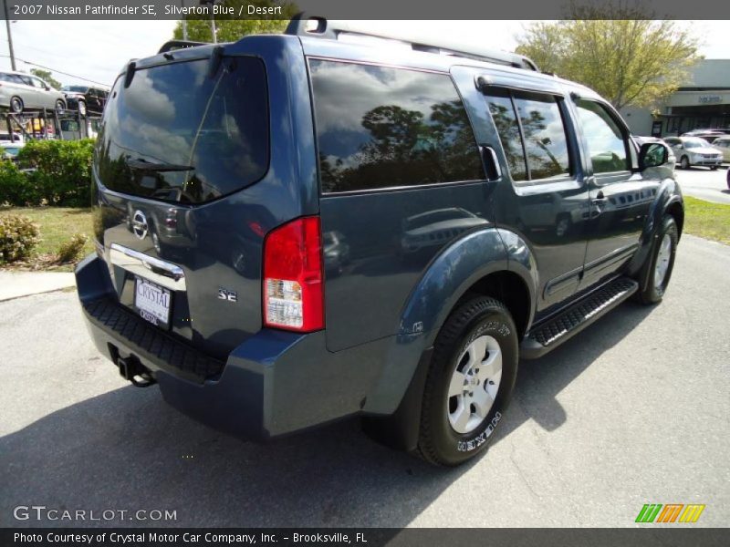 Silverton Blue / Desert 2007 Nissan Pathfinder SE