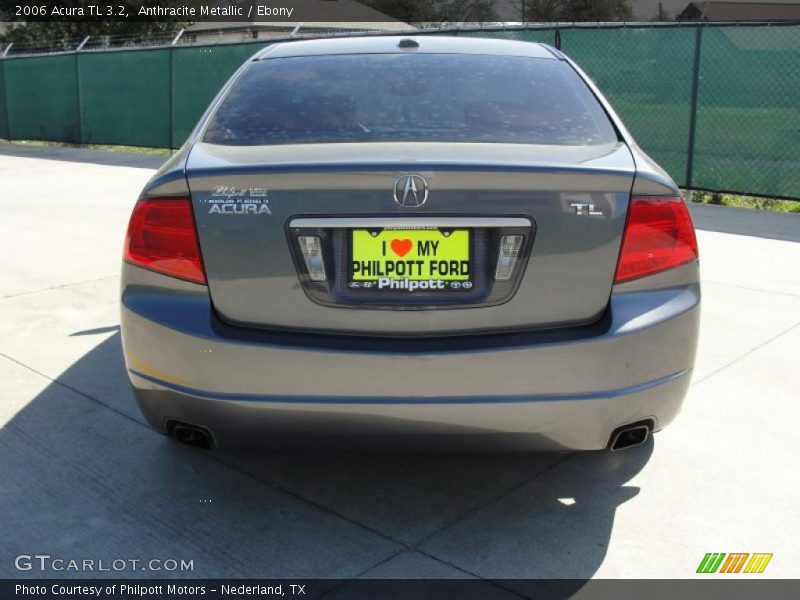 Anthracite Metallic / Ebony 2006 Acura TL 3.2