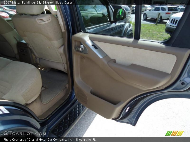 Silverton Blue / Desert 2007 Nissan Pathfinder SE