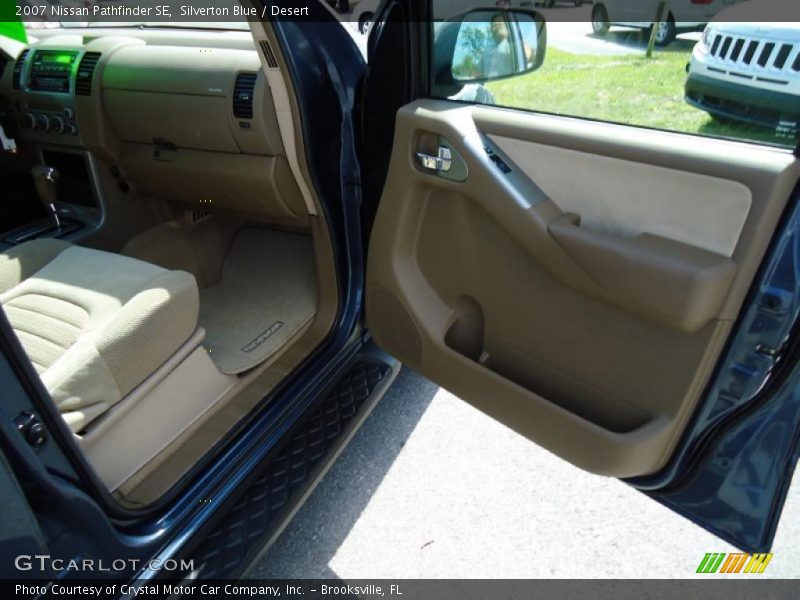 Silverton Blue / Desert 2007 Nissan Pathfinder SE