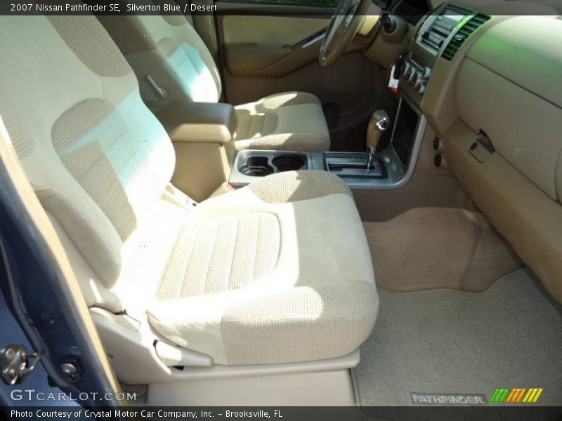 Silverton Blue / Desert 2007 Nissan Pathfinder SE
