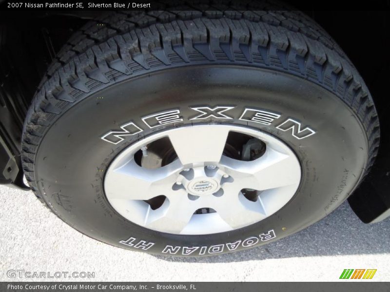 Silverton Blue / Desert 2007 Nissan Pathfinder SE