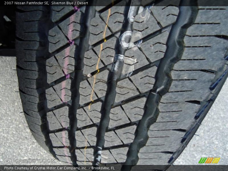 Silverton Blue / Desert 2007 Nissan Pathfinder SE