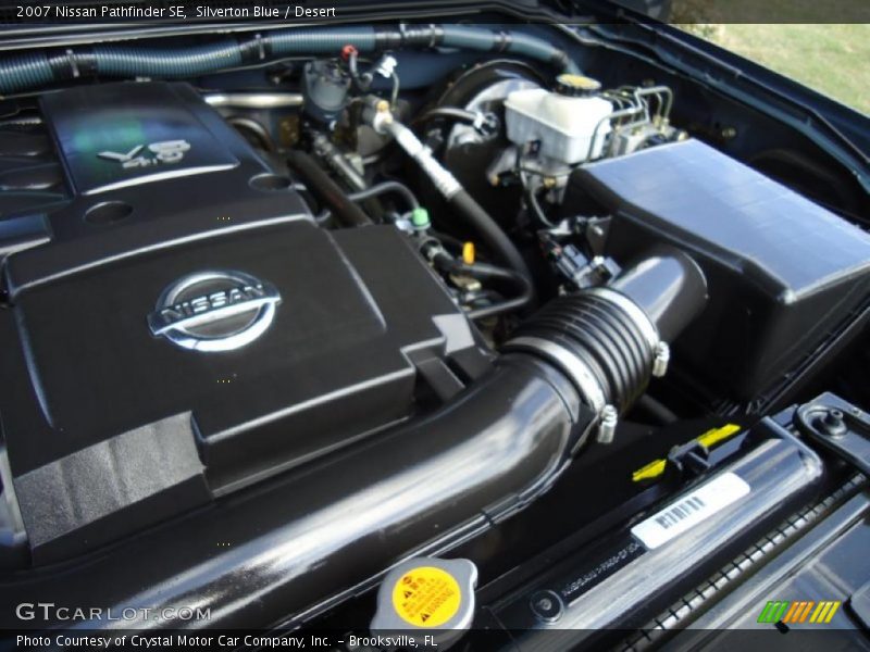 Silverton Blue / Desert 2007 Nissan Pathfinder SE
