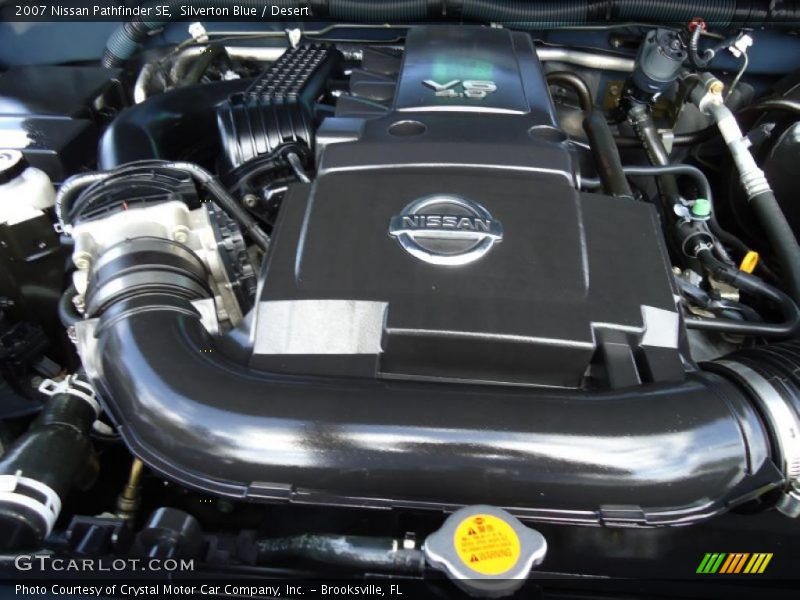 Silverton Blue / Desert 2007 Nissan Pathfinder SE
