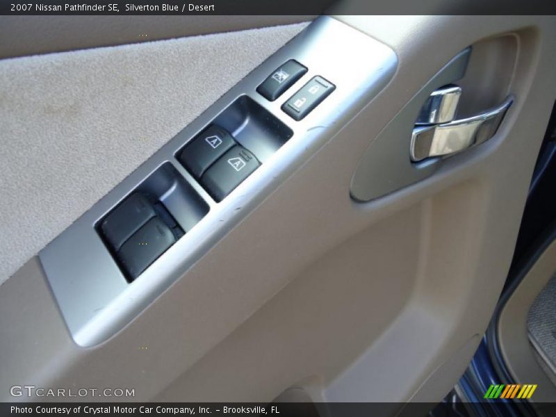 Silverton Blue / Desert 2007 Nissan Pathfinder SE