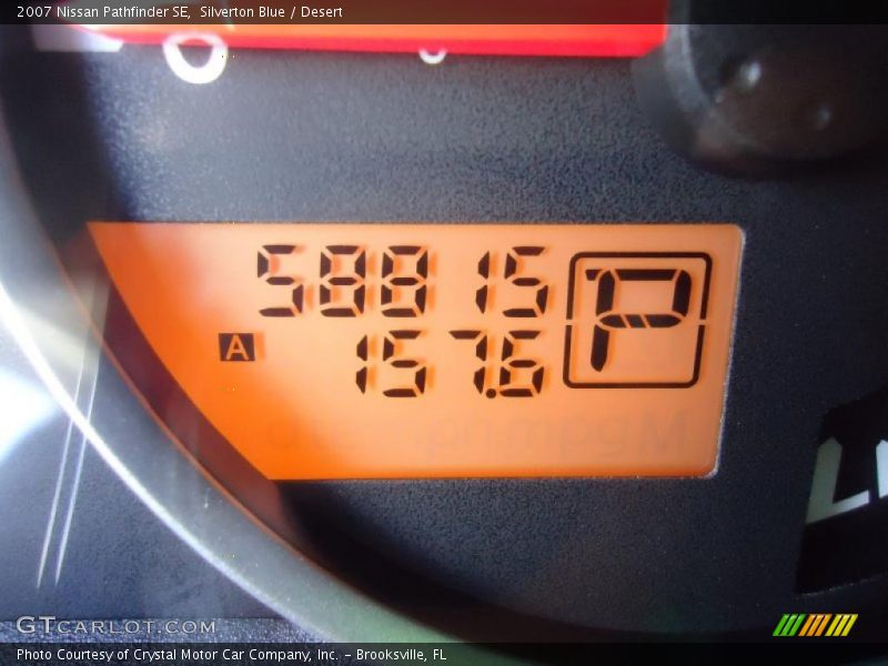 Silverton Blue / Desert 2007 Nissan Pathfinder SE