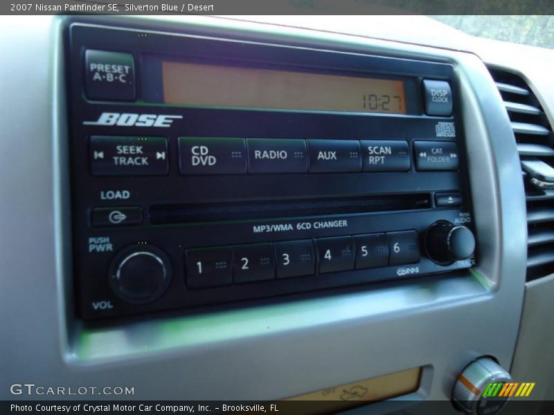 Silverton Blue / Desert 2007 Nissan Pathfinder SE