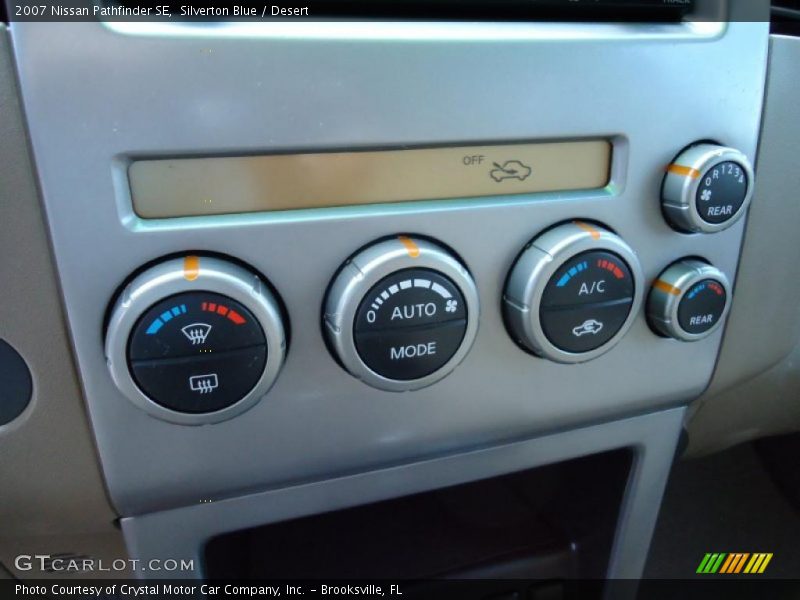 Silverton Blue / Desert 2007 Nissan Pathfinder SE