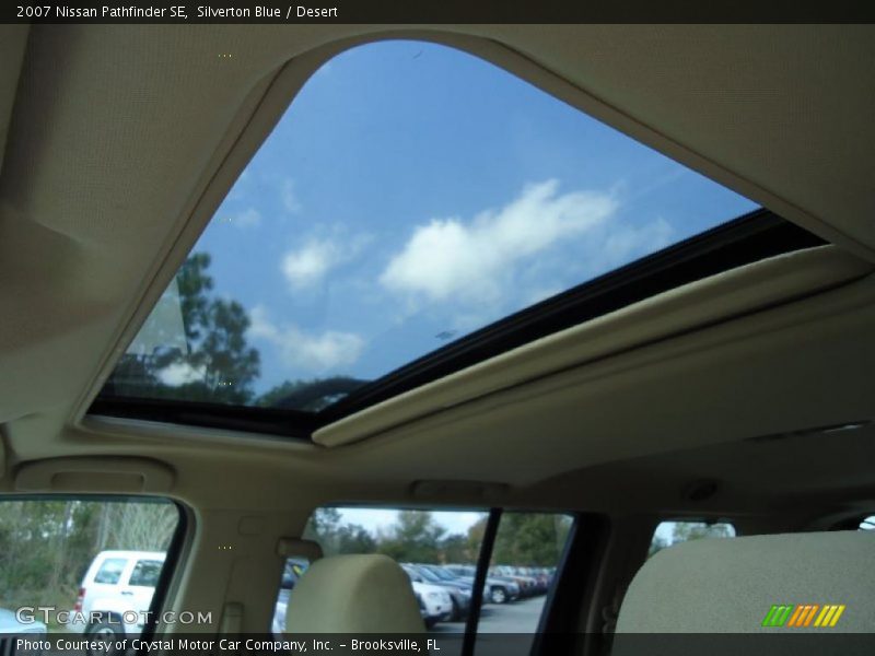 Silverton Blue / Desert 2007 Nissan Pathfinder SE