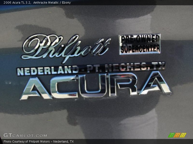 Anthracite Metallic / Ebony 2006 Acura TL 3.2