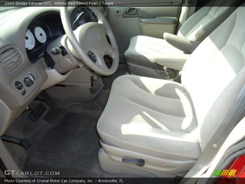  2003 Caravan SXT Taupe Interior