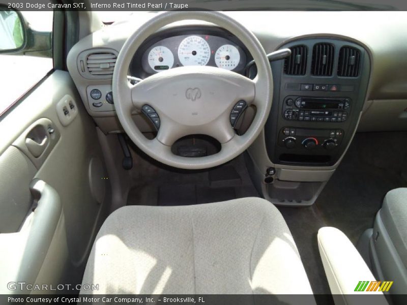  2003 Caravan SXT Taupe Interior