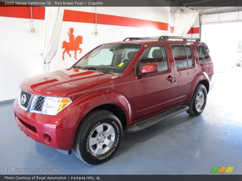 Red Brawn Pearl / Graphite 2005 Nissan Pathfinder SE