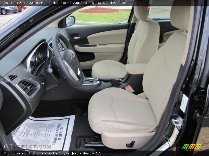  2011 200 Touring Black/Light Frost Beige Interior