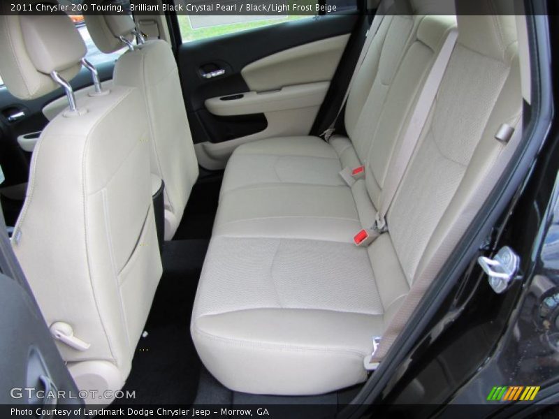 Brilliant Black Crystal Pearl / Black/Light Frost Beige 2011 Chrysler 200 Touring