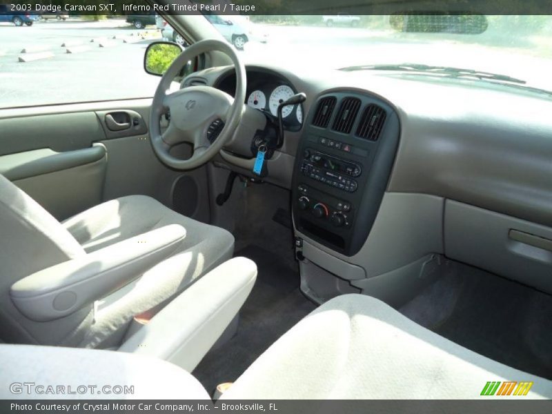  2003 Caravan SXT Taupe Interior