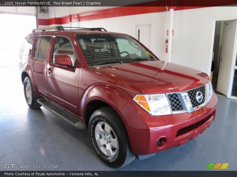 Red Brawn Pearl / Graphite 2005 Nissan Pathfinder SE