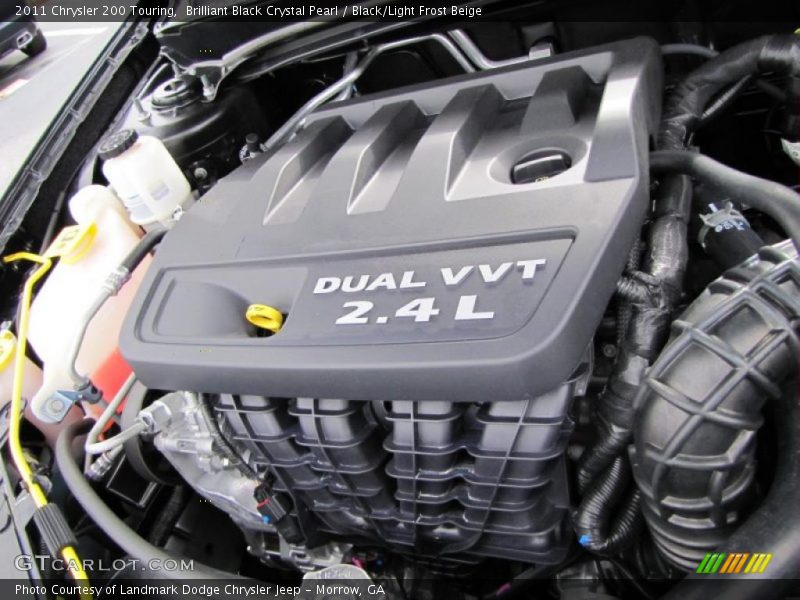 Brilliant Black Crystal Pearl / Black/Light Frost Beige 2011 Chrysler 200 Touring