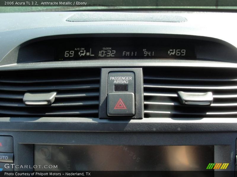 Anthracite Metallic / Ebony 2006 Acura TL 3.2