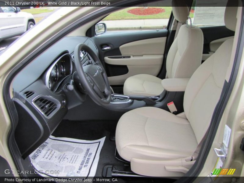  2011 200 LX Black/Light Frost Beige Interior