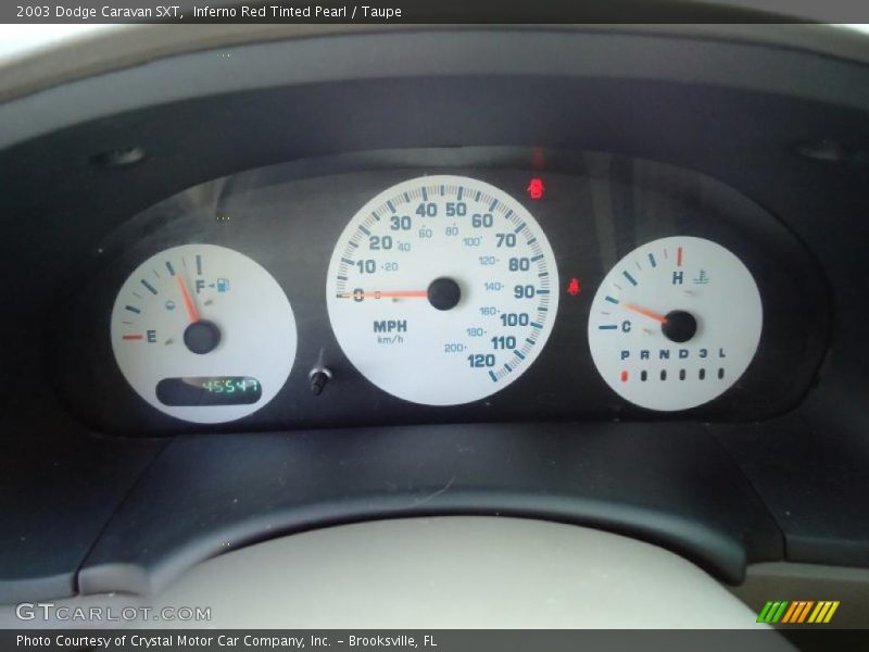  2003 Caravan SXT SXT Gauges