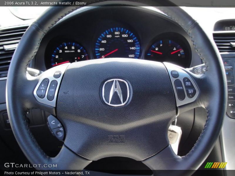 Anthracite Metallic / Ebony 2006 Acura TL 3.2