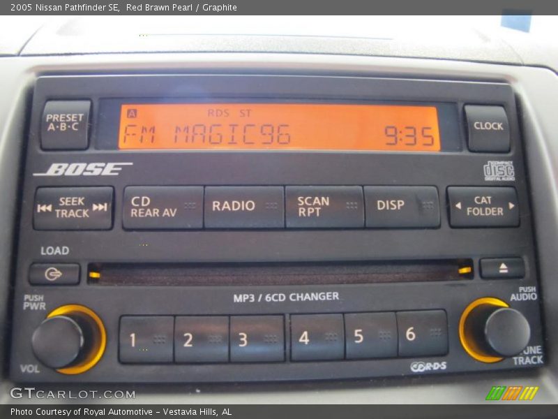 Red Brawn Pearl / Graphite 2005 Nissan Pathfinder SE