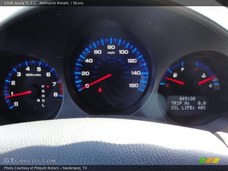 Anthracite Metallic / Ebony 2006 Acura TL 3.2