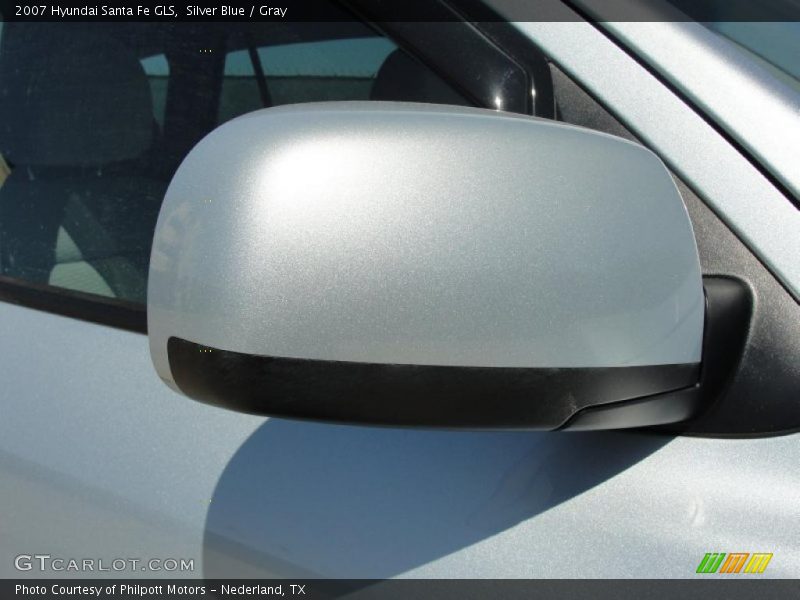 Silver Blue / Gray 2007 Hyundai Santa Fe GLS