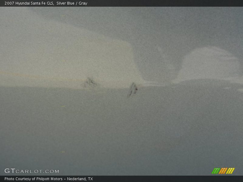 Silver Blue / Gray 2007 Hyundai Santa Fe GLS
