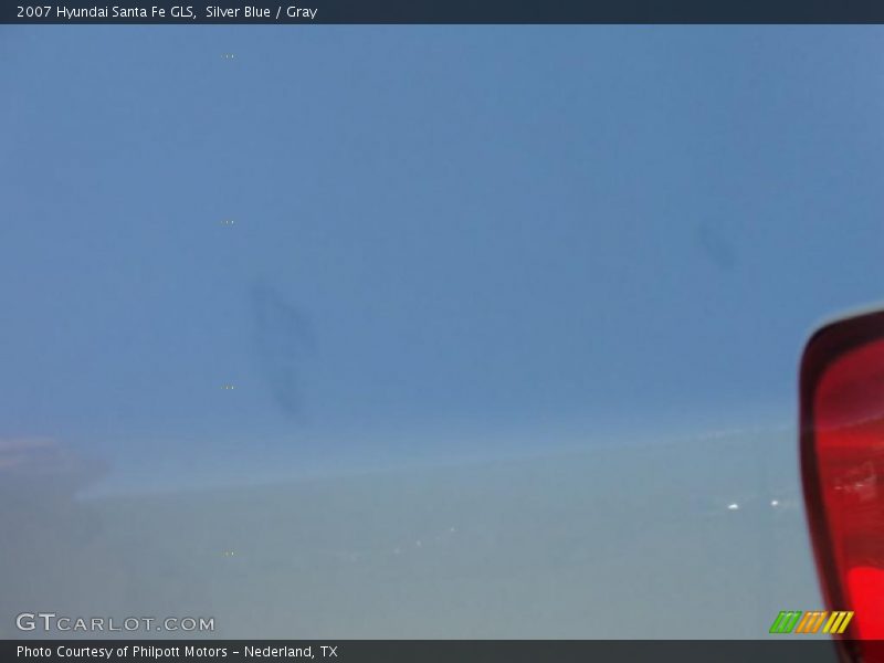 Silver Blue / Gray 2007 Hyundai Santa Fe GLS