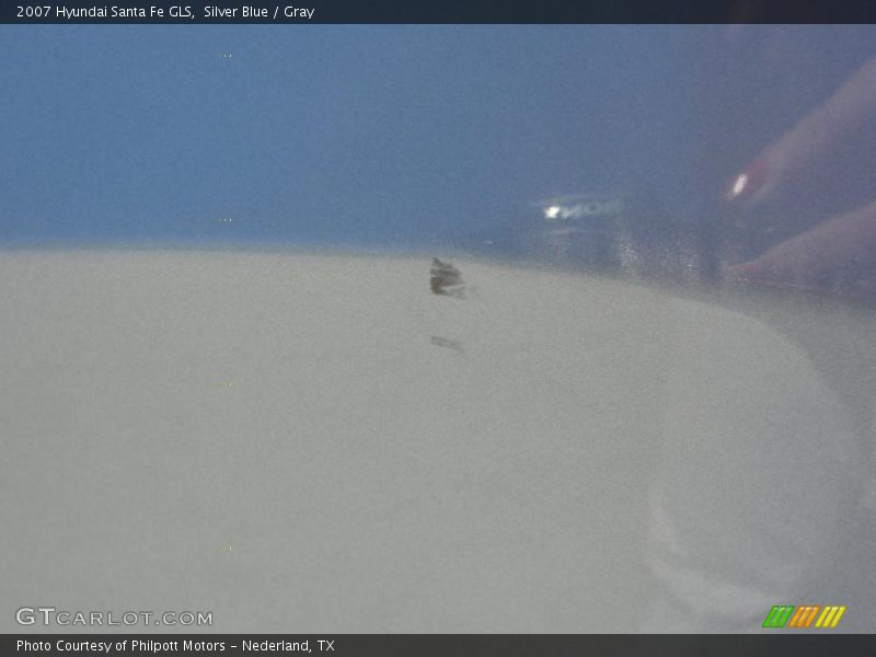 Silver Blue / Gray 2007 Hyundai Santa Fe GLS