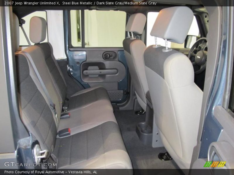 Steel Blue Metallic / Dark Slate Gray/Medium Slate Gray 2007 Jeep Wrangler Unlimited X