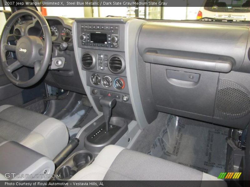 Steel Blue Metallic / Dark Slate Gray/Medium Slate Gray 2007 Jeep Wrangler Unlimited X