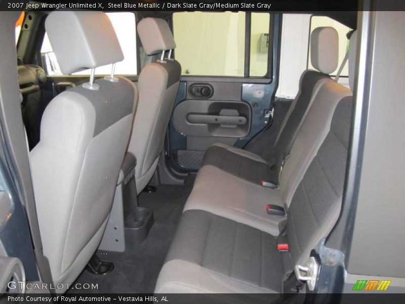 Steel Blue Metallic / Dark Slate Gray/Medium Slate Gray 2007 Jeep Wrangler Unlimited X