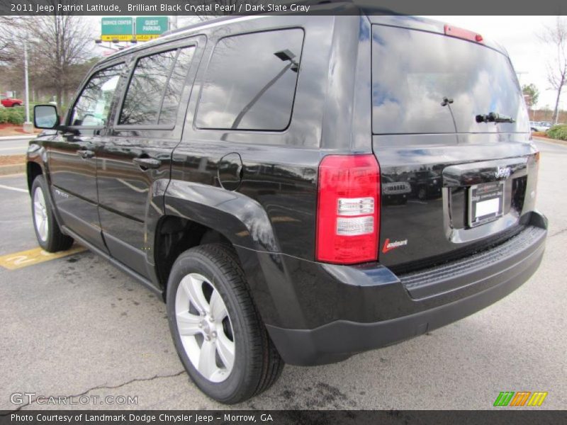 Brilliant Black Crystal Pearl / Dark Slate Gray 2011 Jeep Patriot Latitude