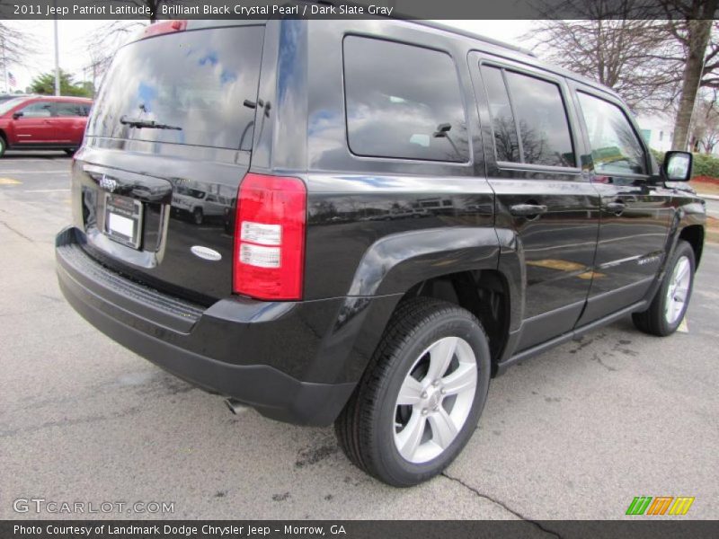 Brilliant Black Crystal Pearl / Dark Slate Gray 2011 Jeep Patriot Latitude