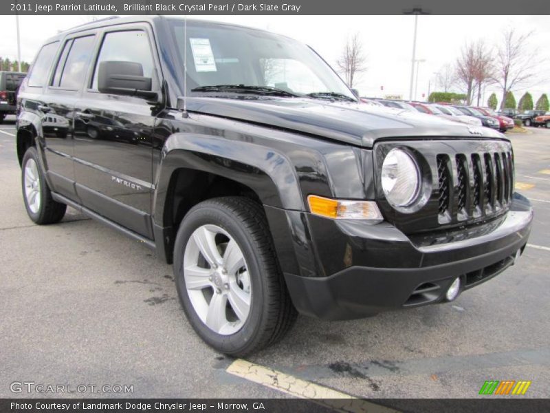 Brilliant Black Crystal Pearl / Dark Slate Gray 2011 Jeep Patriot Latitude