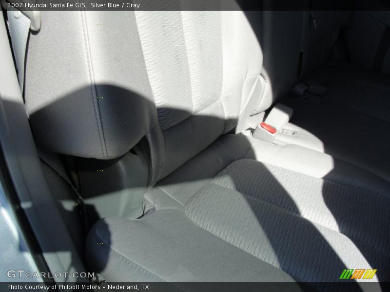 Silver Blue / Gray 2007 Hyundai Santa Fe GLS