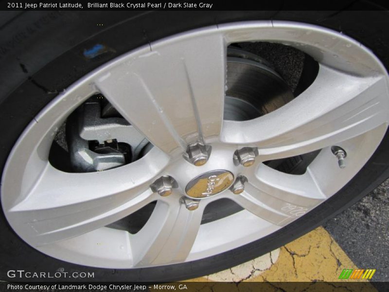 Brilliant Black Crystal Pearl / Dark Slate Gray 2011 Jeep Patriot Latitude