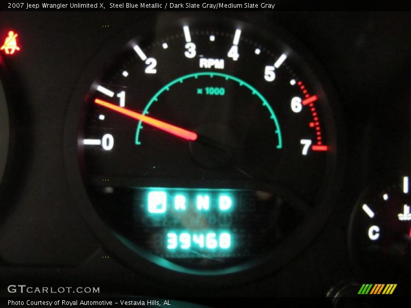 Steel Blue Metallic / Dark Slate Gray/Medium Slate Gray 2007 Jeep Wrangler Unlimited X