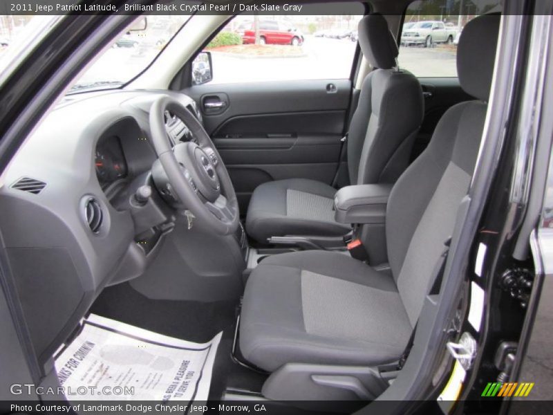 Brilliant Black Crystal Pearl / Dark Slate Gray 2011 Jeep Patriot Latitude