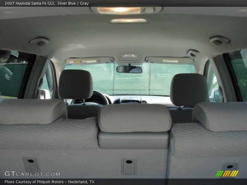 Silver Blue / Gray 2007 Hyundai Santa Fe GLS