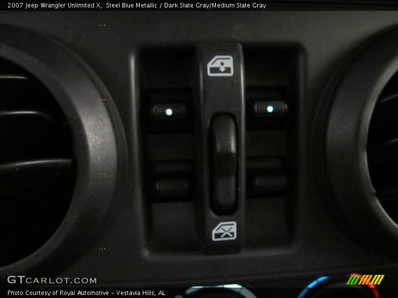 Steel Blue Metallic / Dark Slate Gray/Medium Slate Gray 2007 Jeep Wrangler Unlimited X