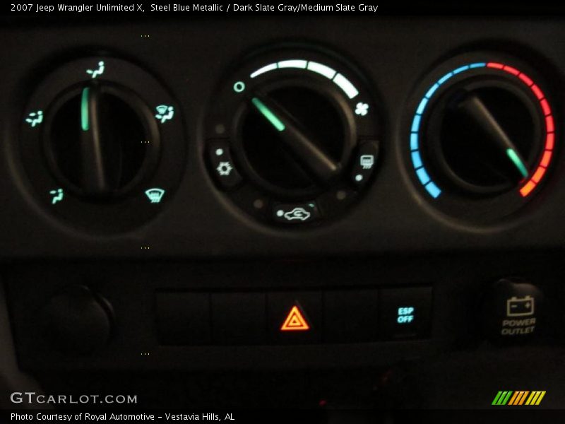Steel Blue Metallic / Dark Slate Gray/Medium Slate Gray 2007 Jeep Wrangler Unlimited X
