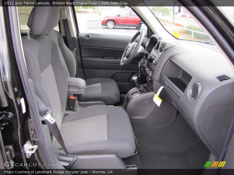 Brilliant Black Crystal Pearl / Dark Slate Gray 2011 Jeep Patriot Latitude