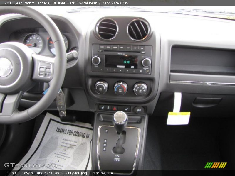 Brilliant Black Crystal Pearl / Dark Slate Gray 2011 Jeep Patriot Latitude