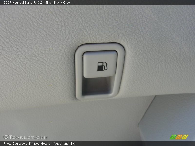 Silver Blue / Gray 2007 Hyundai Santa Fe GLS