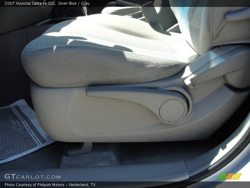 Silver Blue / Gray 2007 Hyundai Santa Fe GLS